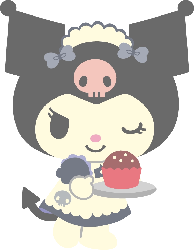 カップケーキを持ったクロミ