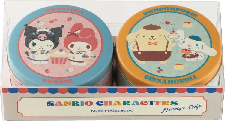 サンリオキャラクターズ 2入 ミニゴーフル缶